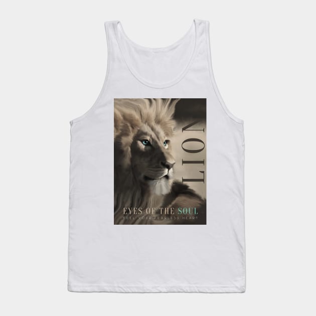 White Lion Magic Fine Art Tank Top by AlNoah